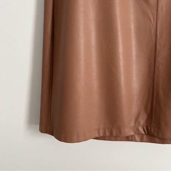 Prologue Brown Midi A-Line Skirt for Work - Picture 3 of 4